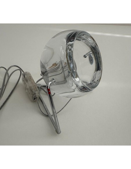 Lampe de table Fabbian d57b0300 Beluga en verre cristal clair 1x50w gu10